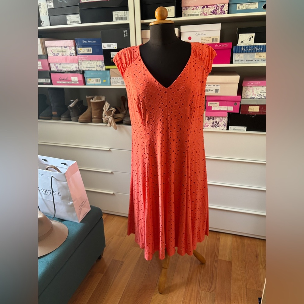 Brand new cotton eyelet dress